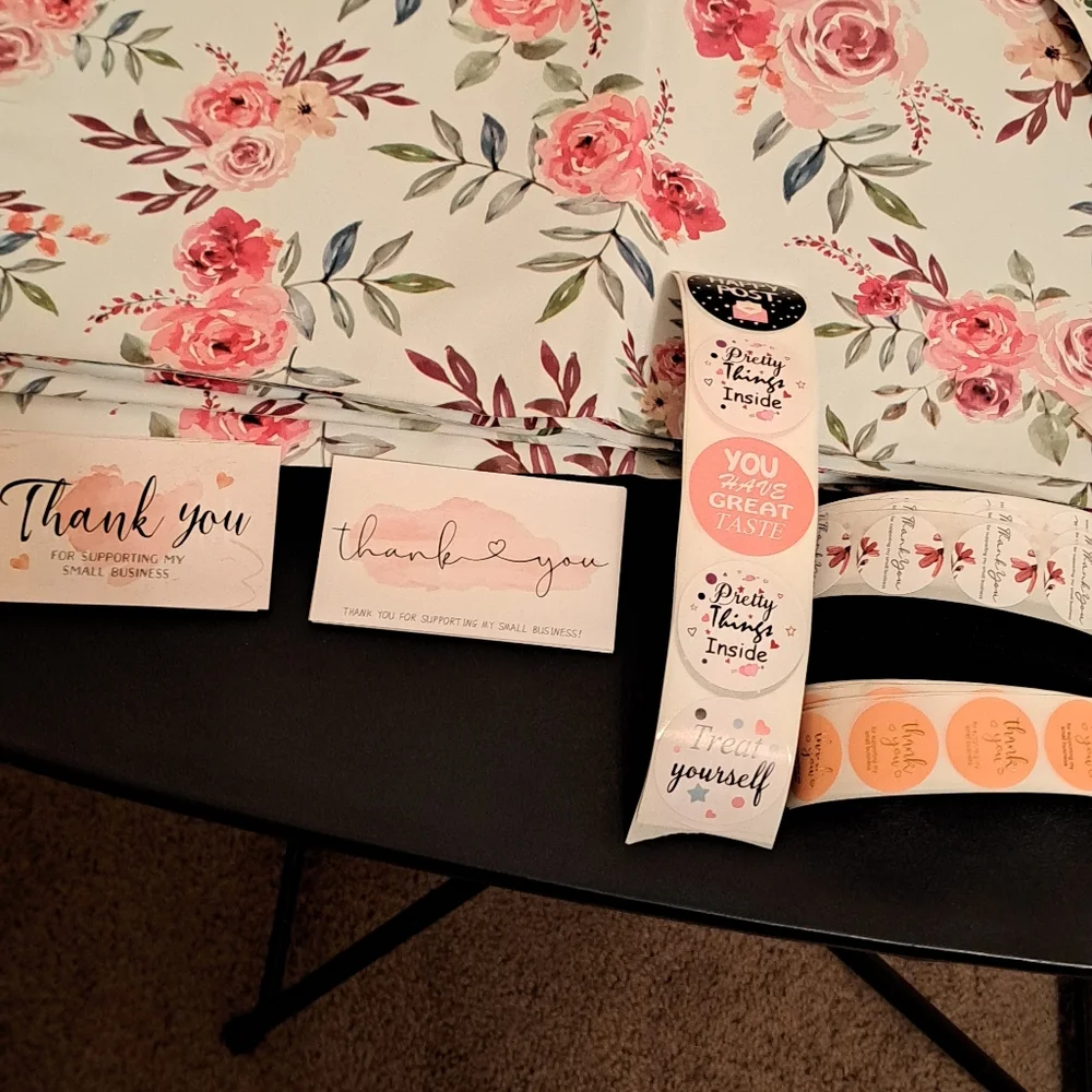 250 piece shipping bundle with-12×15.5 polymailers and stickers